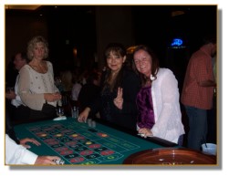 Peace out at the Casino Party!